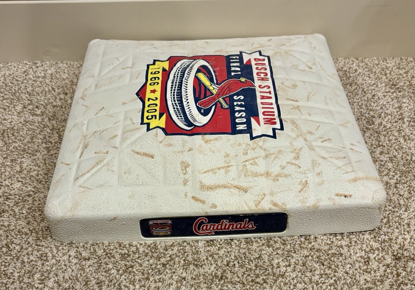 St Louis Cardinals Busch Stadium FINAL SEASON Base 06/24/05 MLB AUTHENTICATED