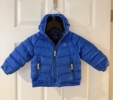 L.L. Bean Kids' Ultralight 650 Down Jacket Baby Toddler 2T Blue Downtek
