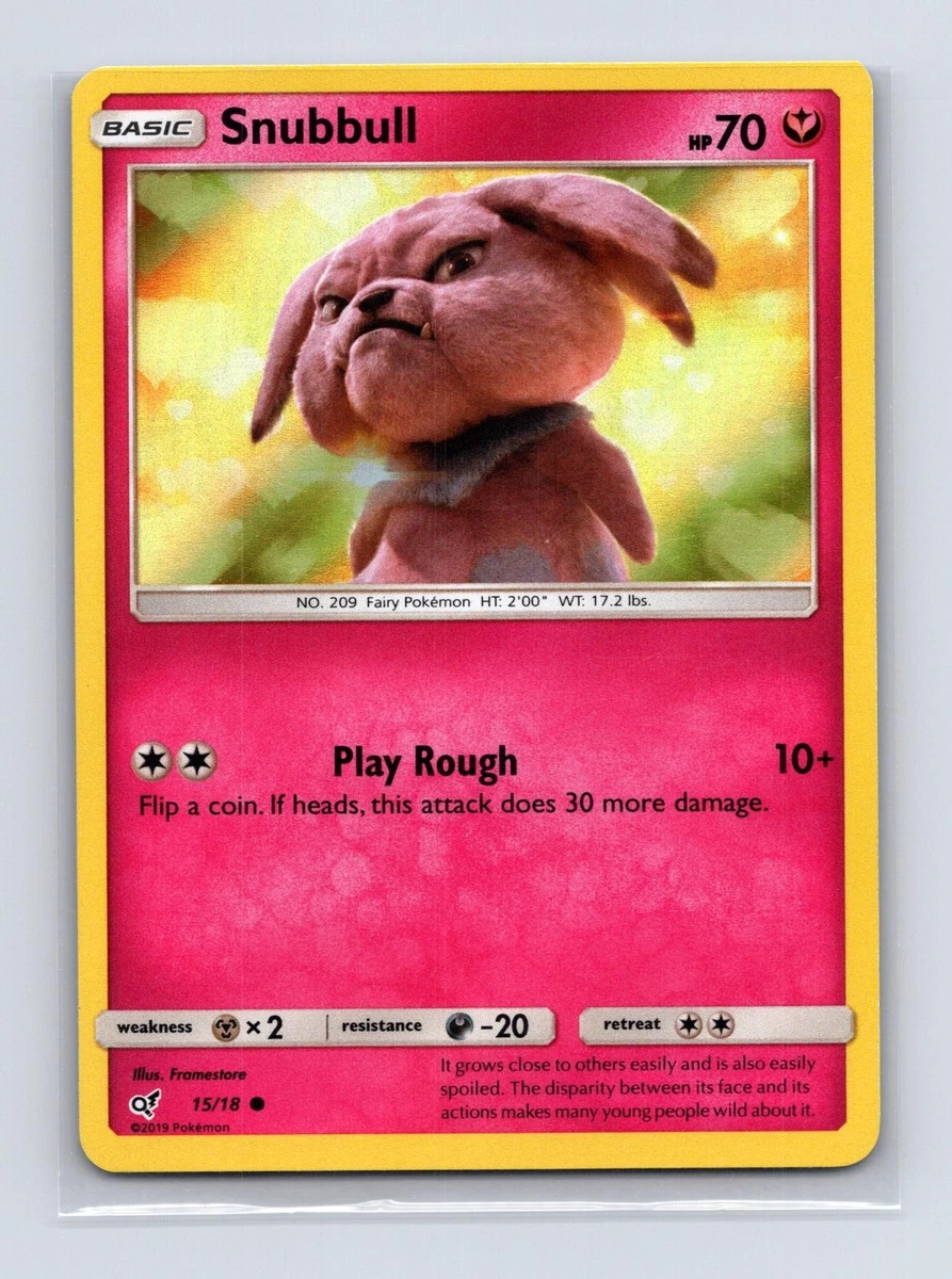 Snubbull 15/18 Detective Pikachu for sale | eBay