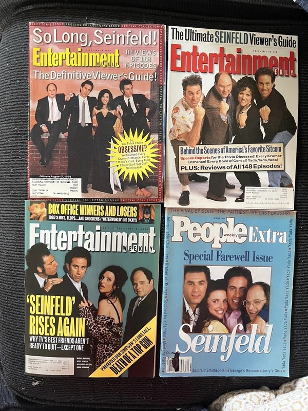(4) SEINFELD MAGAZINE LOT, ENTERTAINMENT WEEKLY, PEOPLE 