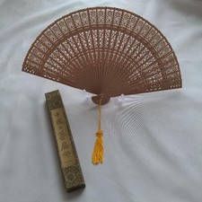 Special sandalwood fan openwork traditional high quality used