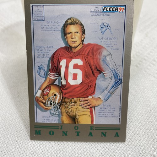 Joe Montana #1 1991 Fleer Pro Visions card