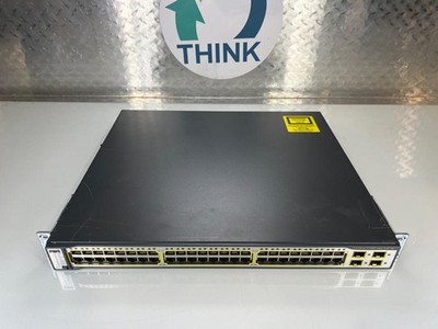 Cisco WS-C3750G-48PS-S 48 Port PoE Gigabit Switch