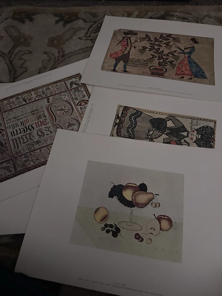 American Primitive Watercolors Placas de Color Completo Arte Folio (Juego Completo de 16) Foto 3 de 4