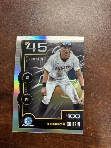 New Listing2025 Bowman - Bowman Scouts Top 100 Chrome Konnor Griffin #BTP-45 (RC)