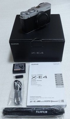''Excellent++'' Fujifilm X-E4 26.1MP Digital Camera Silver 31000 Shots
