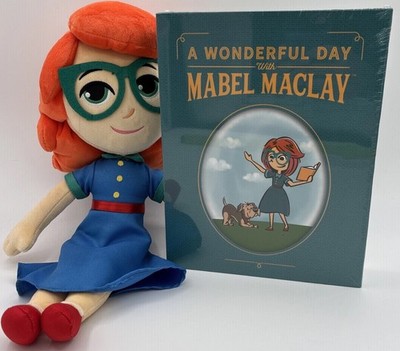 A Wonderful Day With Mabel Maclay Childrens Book Set 5 Books sealed Plush Doll