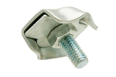 DROMET Simplexklemme 6mm ZLS1.6 Seilklemme M6 verzinkt Stahlseil Drahtseil