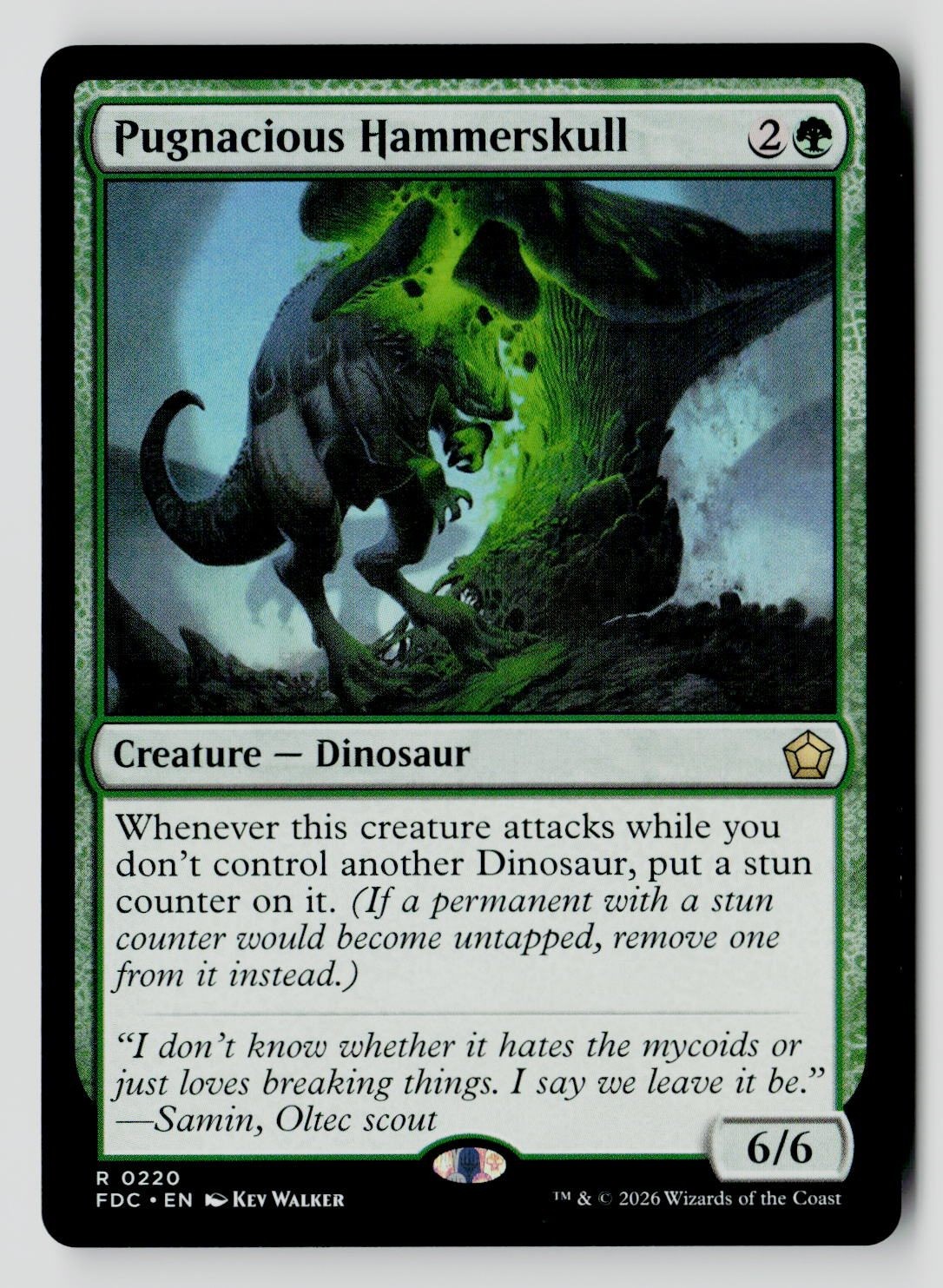 Pugnacious Hammerskull 220 Rare FDC MTG NM