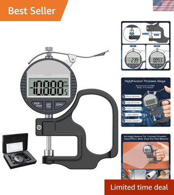#ad Digital Thickness Gauge 0 12.7mm 0.5quot; 0.01mm 0.0005quot; Thickness Meter Preci... $41.99