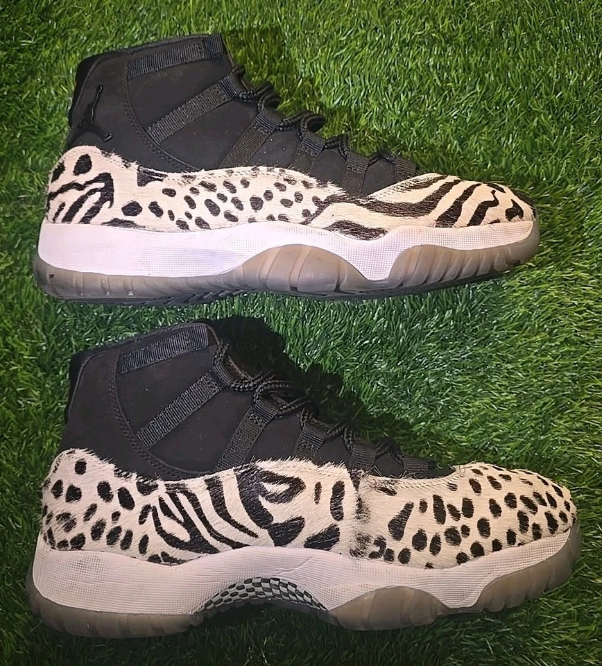 NIKE AIR JORDAN 11 Retro Animal Instinct AR0715-010 Women’s US Size 11 Sneakers - Image 4 of 4