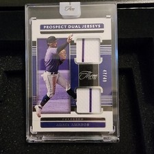 2023 Panini Three And Two ADAEL AMADOR Prospect Dual Jersey card 47/49