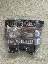 Brick Metal Wall Clip Fastener Hooks Holds 25 Pounds 4 Pack Made in USA New