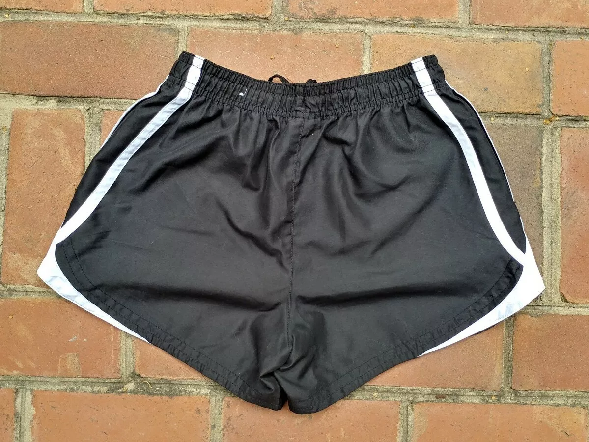 BCG Women s Athletic Running Gym Sports Black White Shorts w pockets Small