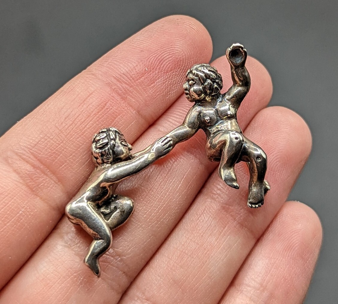 Taxco Solid Sterling Silver Moving Articulating N… - image 1