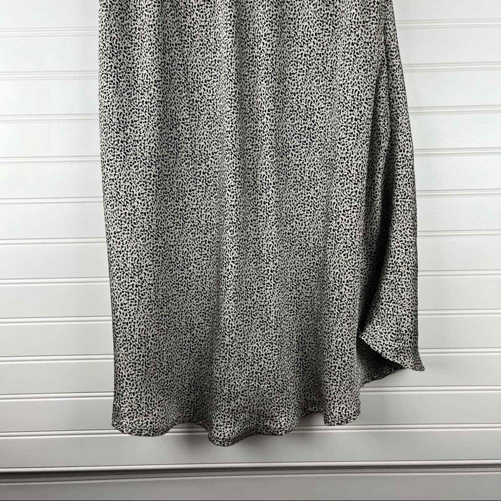 Sienna Sky Leopard Animal Print Satin Midi Skirt in T… - Gem