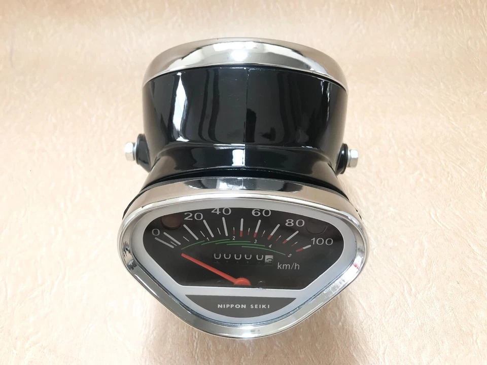 Juego de faros velocímetro Honda SS50 CL50 CL65 CD50 CD65 CD70 S90 CL90 SL90 CS90 Foto 2 de 4