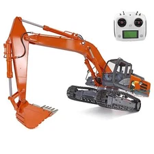 360 DIM-H3 1:12 Metal Hydraulic RC Excavator Assembled Digger Model Light Servo