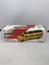 3D Dream School Bus Battery Operated Bump  Go Toy Bus