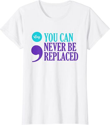 Sucide Prevention Awareness Never Be Replaced Ladies' Crewneck T-Shirt
