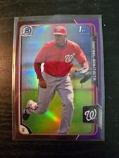 Rafael Bautista 2015 Bowman Chrome 1st RC Purple Refractor #D /250 RC Nationals