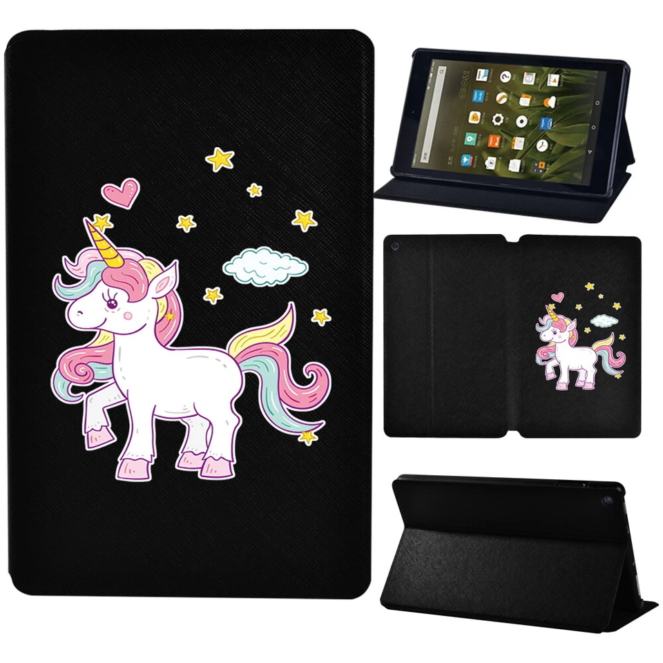 Cartoon Leather Stand Cover Case For Amazon Kindle 8th/10th/Paperwhite 12345+Pen - Image 3 of 4