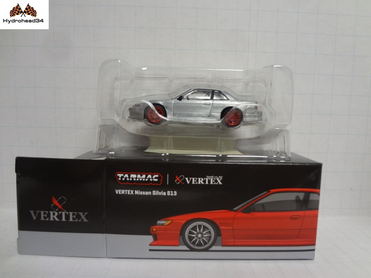 Tarmac Works RAW CHASE Global 64 VERTEX Nissan Silvia S13 | eBay