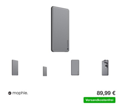 NP 89 Mophie Pocket Powerbank Powerstation Plus6K Apple +MicroUSB