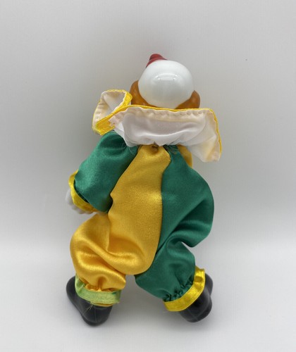 Vintage Porcelain Clown Head and Shoe with Yellow and Green Outfit 7'' - Picture 2 of 6