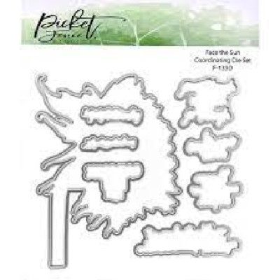 PICKET FENCE - METAL CUTTING DIE - FACE THE SUN