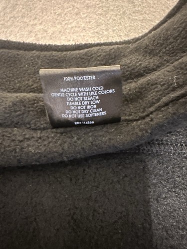 Realtree Fleece Shirt XL With Side Pockets Black - Picture 7 of 8