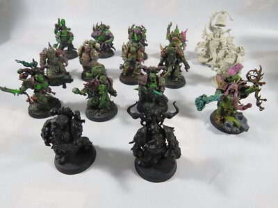 14x Plague Marines +2 Extra Warhammer 40k Death Guard