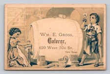 Wm Gross Caterer Wine Barrel Vintner West 32nd Street New York City P42