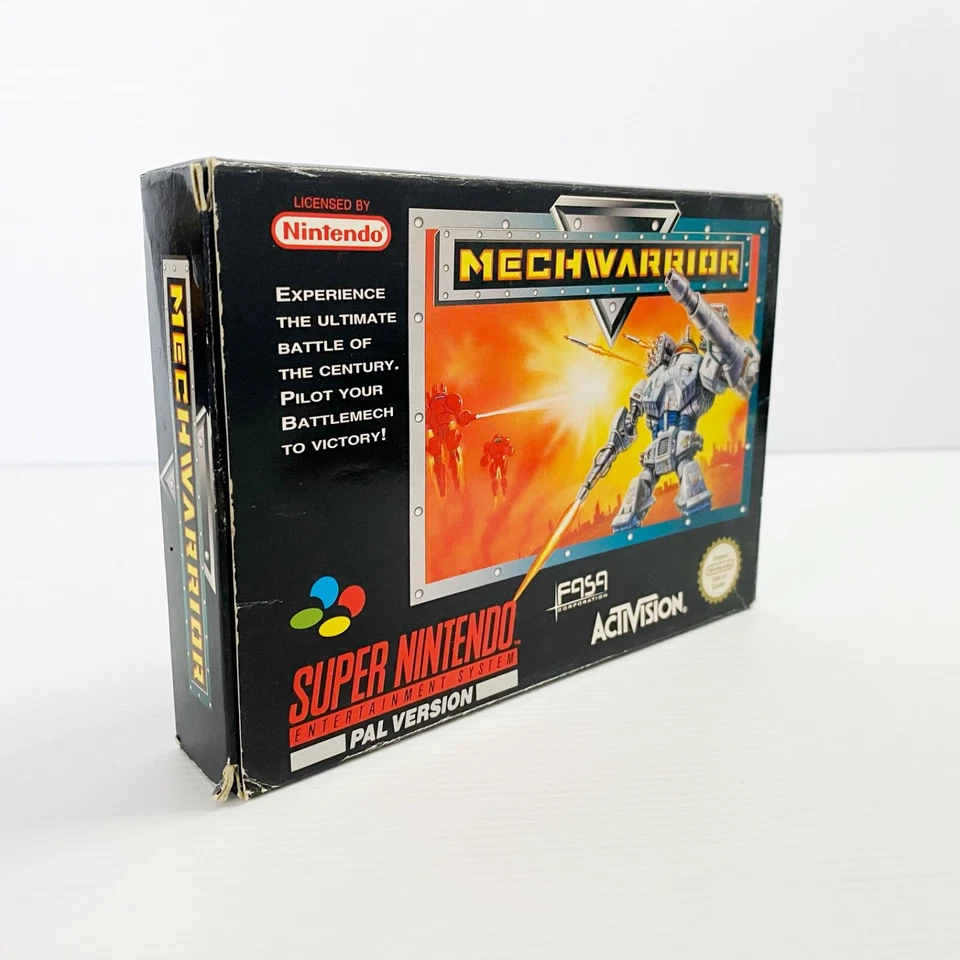 Mechwarrior + Box, Insert, Manual CIB - NTSC-U - SNES - Tested & Working - Image 2 of 4