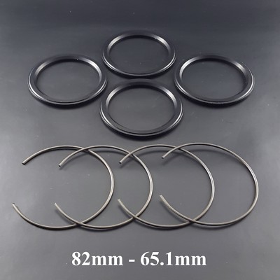 Nabe Zentrierring Satz BBS Felgen 82mm 65,1mm Alu Zapfen RC RK CH RX LM RS
