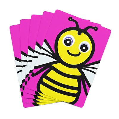 Cute Bee Playing Cards Poker Cards With Cute Honey Bee
