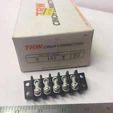 TRW Cinch Barrier Terminal Blocks 5 TERM 2 ROW .438 6-32x1/4" 5 141 Y (20 pcs)