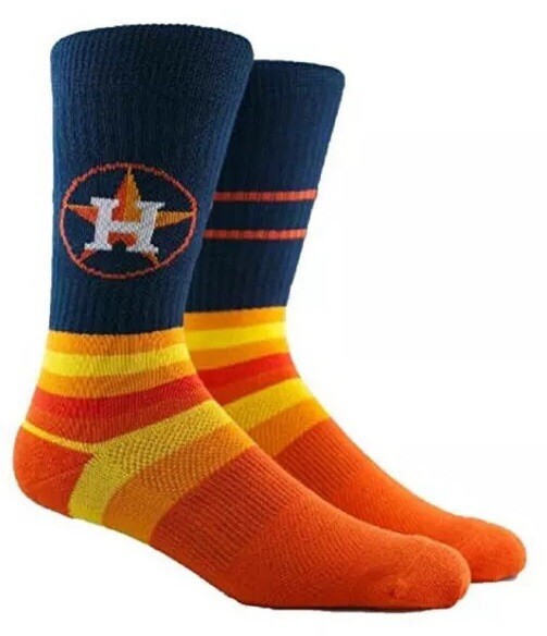 Houston Astros Parkway Crew Socks New Mlb Baseball Men’s 612 eBay