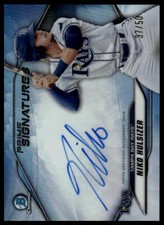 2020 Bowman Chrome #PCS-NH Niko Hulsizer Prime Chrome Signatures #/50