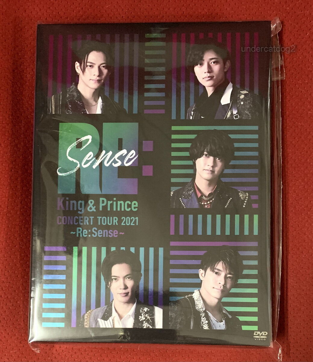 King & Prince CONCERT TOUR 2021 -Re:Sense- Taiwan Ltd 2-DVD+40P (digipak)