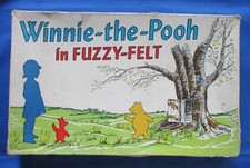 Vintage Fuzzy Felt Winnie The Pooh from 1964