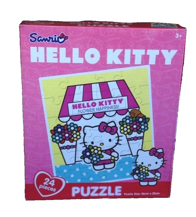 Puzzle Hello Kitty 24 Stücke Pcs 26x23 CM 3 + Sanrio