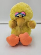 Hasbro Softies Sesame Street Baby Big Bird 11" Plush Stuffed Animal Vintage Toy