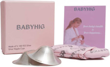 the Orginal Silver Nursing Cups – Silver Nipple Shields for Breastfeeding - Nipp
