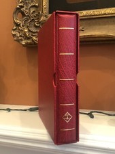 LEGHTHOUSE OPTIMA 4 PIERŚCIENIE SEGREGATOR I SLIPCASE. DOBRY NA BANKNOTY, FDC, POKROWCE CZERWONE