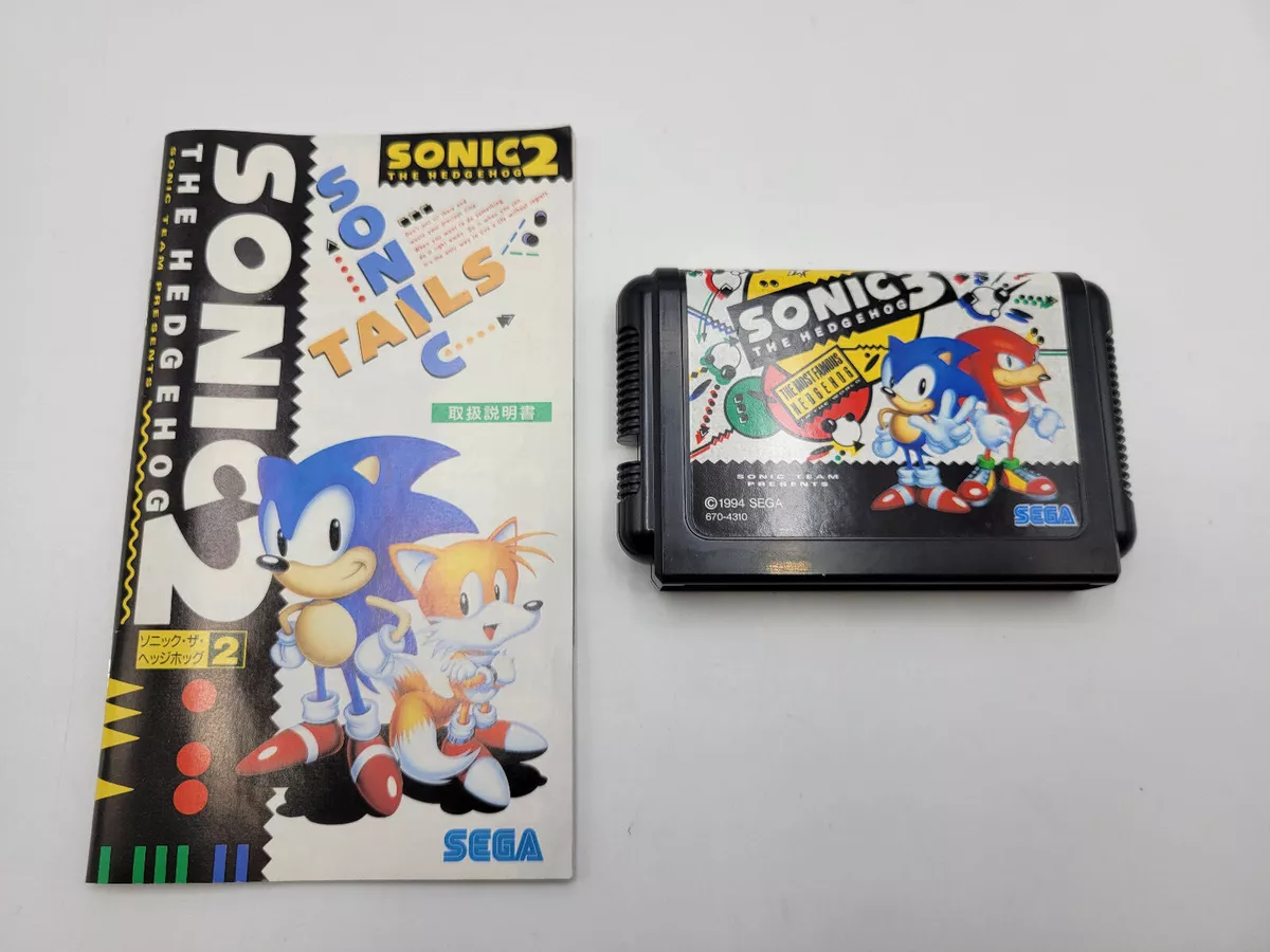 dh5705 Sonic The Hedgehog 2 Mega Drive Genesis Japan –