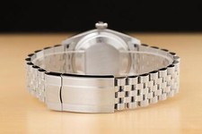 ROLEX OYSTER PERPETUAL DATE 34MM 1500 PINK DIAMOND DIAL STAINLESS STEEL WATCH 6