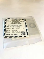 NASA Program Furon Seal Clean Thruster Hardware Flight Critical Item