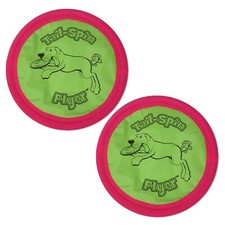 Booda Tail-Spin Flyer, 10-Inch - 2 Pack