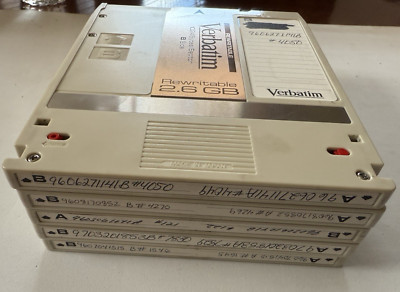 Verbatim 91204 2.6GB RW Media 1024 B/S Used Media - 25 Pieces